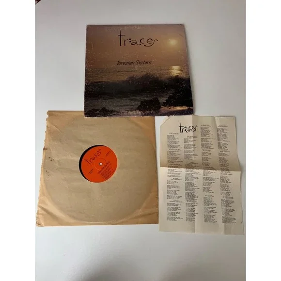 The Teresian Sisters Traces 1979 LP Audio American Studios STJ-1 Lyric Sheet VG+